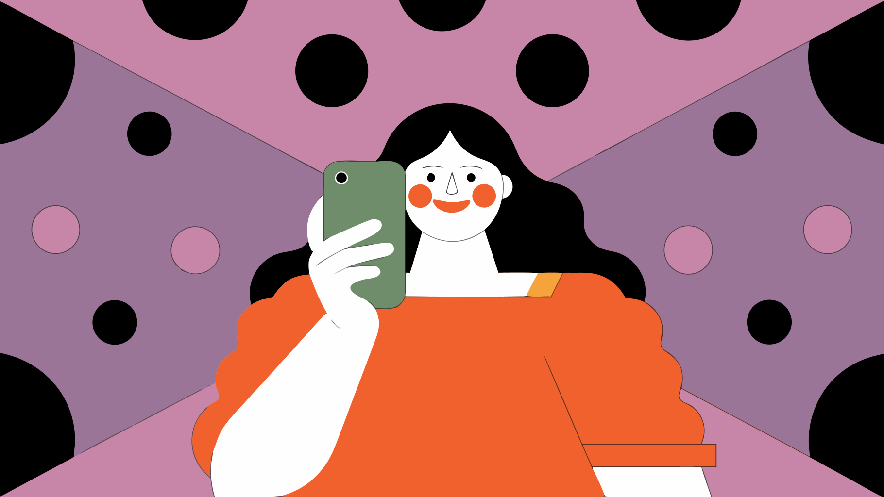 Chubby Woman vector art