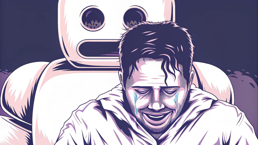 a-robot-behind-a-man--robot-is-making-a-sinister-s